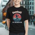 Vintage Baseball Batter Retro Sports Circle Graphic Graphic Youth