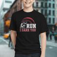 Vintage Humor Baseball Apparel Run I Dare You Graphic Youth