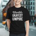 Worlds Okayest Umpire Sarcastic Baseball Game Official Graphic Youth Worlds Okayest Umpire Sarcastic Baseball Game Official Graphic Youth