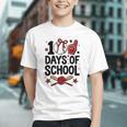 100 Days Of School Coquette Bow Baseball 100th Day Girl Kid Graphic Youth 100 Days Of School Coquette Bow Baseball 100th Day Girl Kid Graphic Youth