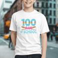 100 Days Of School Drip Ice Cream Baseball For Teacher Kids Premium Tri-Blend Graphic Youth 100 Days Of School Drip Ice Cream Baseball For Teacher Kids Premium Tri-Blend Graphic Youth