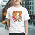 67 Ice Cream Drip Baseball Number 67 Player 67th Birthday Graphic Youth
