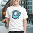 Baseball Drip Ice Cream Sprinkles Baseball Player Premium Tri-Blend Graphic Youth