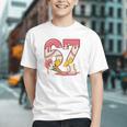 Baseball Drip Number 67 Player Ice Cream Or 67th Birthday Graphic Youth
