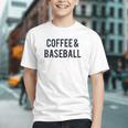 Coffee And Baseball Graphic Youth