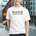 Double Play 6 4 3 2 Vintage Baseball Math Softball Player Premium Tri-Blend Graphic Youth