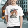 Faith Family Freedom Patriotic Christian Baseball Game Day Graphic Youth Faith Family Freedom Patriotic Christian Baseball Game Day Graphic Youth