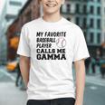 My Favorite Baseball Player Calls Me Gamma Graphic Youth My Favorite Baseball Player Calls Me Gamma Graphic Youth