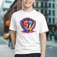 Gen Alpha Slang Ice Cream Drip Six Seven 67 Baseball Catcher Graphic Youth Gen Alpha Slang Ice Cream Drip Six Seven 67 Baseball Catcher Graphic Youth