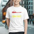 Hit Hard Run Fast Turn Left Baseball Quote Fan Coach Premium Tri-Blend Graphic Youth