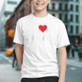 I Love Mamie Heart Grandma Grandmother Grandparent Raglan Baseball Tee Graphic Youth