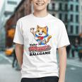 Take Meowt To The Ball Game Tee Slugger Cat Baseball Graphic Youth