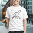 Minimalist Baseball Clean Sports Graphic Tee For Fan Players Graphic Youth Minimalist Baseball Clean Sports Graphic Tee For Fan Players Graphic Youth