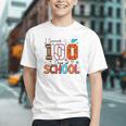I Survived 100 Days Baseball Football Basketball School Kids Graphic Youth