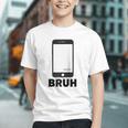 Texted First Bruh Seen Message Valentine's Day Humor Raglan Baseball Tee Graphic Youth Texted First Bruh Seen Message Valentine's Day Humor Raglan Baseball Tee Graphic Youth
