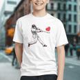 Valentines Baseball Batter Heart Player Silhouette Premium Tri-Blend Graphic Youth Valentines Baseball Batter Heart Player Silhouette Premium Tri-Blend Graphic Youth