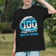 100 Days Of School Baseball Drip Ice Cream Kid Boy 100th Day Graphic Youth