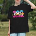 100 Days Of School Baseball Ice Cream Drip For Teacher Kid Graphic Youth