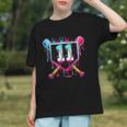 11th Birthday Boys Baseball Ice Cream Drip Boys Baseball Graphic Youth