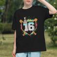 16th Birthday Baseball Drip Number 16 Year Old Birthday Boy Graphic Youth 16th Birthday Baseball Drip Number 16 Year Old Birthday Boy Graphic Youth