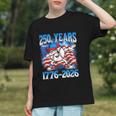 250 Years 1776 2026 250th Baseball American Flag 4th Of July Graphic Youth