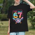7th Birthday Boys I Was 6 Now I'm 7 Baseball Ice Cream Drip Graphic Youth 7th Birthday Boys I Was 6 Now I'm 7 Baseball Ice Cream Drip Graphic Youth