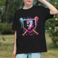 7th Birthday Boys Baseball Ice Cream Drip Boys Baseball Graphic Youth