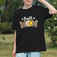 Ball Mom Leopard Baseball Softball Player Mom Graphic Youth Ball Mom Leopard Baseball Softball Player Mom Graphic Youth