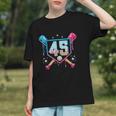 Baseball 45 Year Old Ice Cream Drip 45th Birthday Number 45 Graphic Youth
