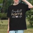 Baseball Auntie Leopard Baseball Heart Graphic Youth Baseball Auntie Leopard Baseball Heart Graphic Youth