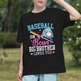 Baseball Or Bows Big Brother Loves You Gender Pink Or Blue Graphic Youth Baseball Or Bows Big Brother Loves You Gender Pink Or Blue Graphic Youth