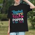 Baseball Or Bows Poppa Loves You Gender Reveal Graphic Youth Baseball Or Bows Poppa Loves You Gender Reveal Graphic Youth
