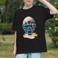 Baseball Catcher Mask Ice Cream Dripping Baseball Boy Youth Graphic Youth Baseball Catcher Mask Ice Cream Dripping Baseball Boy Youth Graphic Youth