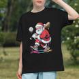 Baseball Christmas Santa Claus Batter Baseball Drip Graphic Youth