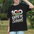 Baseball Dinosaur 100 Days Of School Kids Theme Graphic Youth