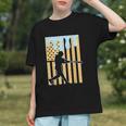 Baseball Drip Boys Dripping Ice Cream Baseball American Flag Graphic Youth