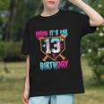 Baseball Drip Bruh It's My 13th Birthday Boy Ice Cream Drip Graphic Youth