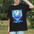 Baseball Drip Ice Cream Blue Glow Melt Ball Graphic Graphic Youth Baseball Drip Ice Cream Blue Glow Melt Ball Graphic Graphic Youth