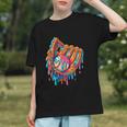 Baseball Drip Ice Cream Sprinkles Baseball Glove For Boys Graphic Youth