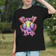Baseball Drip Respect The Drip Purple Ice Cream Sprinkles Graphic Youth