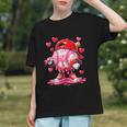 Baseball Drip Valentine Sports Vday Ice Cream Drip Heart Graphic Youth