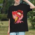 Baseball Heart Valentine Baseball Ice Cream Drip Boys Girls Graphic Youth