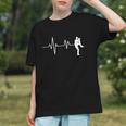 Baseball Heartbeat Pitcher Position Simple Line Art Graphic Youth Baseball Heartbeat Pitcher Position Simple Line Art Graphic Youth
