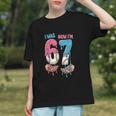 Baseball Ice Cream I Was 6 Now I'm 7 67 Birthday Boy Graphic Youth