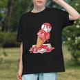 Baseball Ice Cream Drip Youth Strawberry Baseball Red Graphic Youth Baseball Ice Cream Drip Youth Strawberry Baseball Red Graphic Youth
