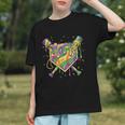 Baseball Mardi Gras Home Plate Ice Cream Drip Carnival Mask Graphic Youth Baseball Mardi Gras Home Plate Ice Cream Drip Carnival Mask Graphic Youth