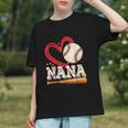 Baseball Nana Baseball Heart Family Matching Graphic Youth
