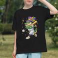 Baseball Player Mardi Gras Alligator Carnival Costume Beads Graphic Youth