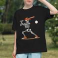 Baseball Skeleton Spooky Boys Halloween Baseball Player Graphic Youth Baseball Skeleton Spooky Boys Halloween Baseball Player Graphic Youth