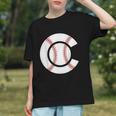 Baseball Sport Player Graphic Monogram Initial Letter C Graphic Youth Baseball Sport Player Graphic Monogram Initial Letter C Graphic Youth
